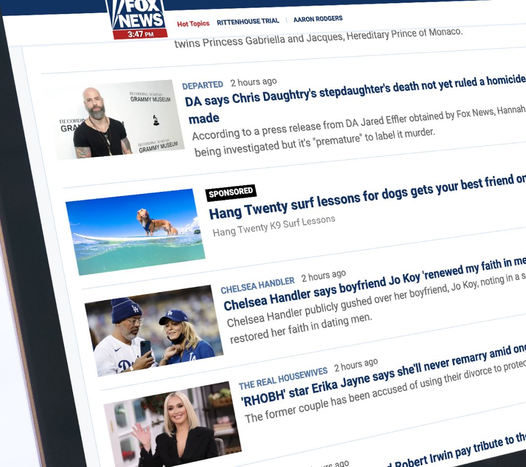 Native display ads